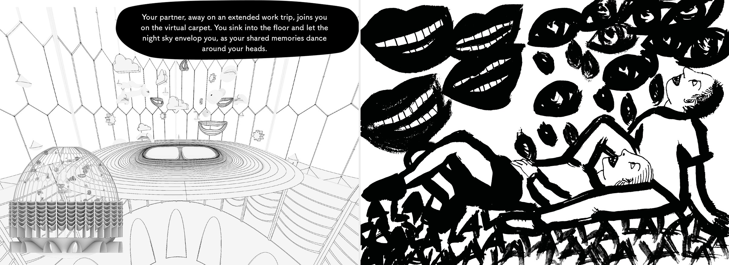 Brief Dreams — the book, spread 9